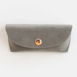 Grey Velvet Glasses Case>Caroline Gardner New