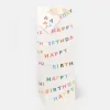 Happy Birthday Bunting Bottle Gift Bag>Caroline Gardner Flash Sale