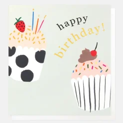 Happy Birthday Cupcakes Card>Caroline Gardner Fashion