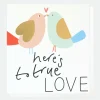 Here’s To True Love Birds Card>Caroline Gardner Sale