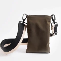 Khaki Padded Phone Pouch Bag>Caroline Gardner Clearance