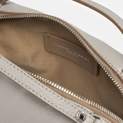 Lamb Grey Leather Small Alifa Bag>Caroline Gardner Sale