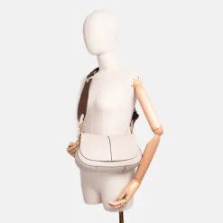 Lamb Leather Helena Baguette Shoulder Bag><noscript><img width=