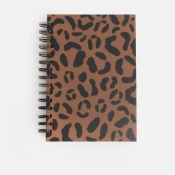 Leopard Print A5 Spiral Notebook>Caroline Gardner Shop