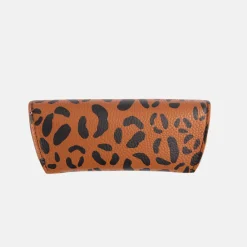 Leopard Print Flap Glasses Case><noscript><img width=
