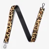 Leopard Print Leather Long Wide Handbag Strap>Caroline Gardner Fashion