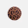 Leopard Print Round Pocket Mirror>Caroline Gardner Hot