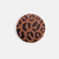 Leopard Print Round Pocket Mirror>Caroline Gardner Hot