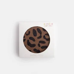 Leopard Print Round Pocket Mirror><noscript><img width=