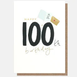 Letter 100th Birthday Card>Caroline Gardner Hot