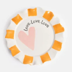 Love Heart Ceramic Plate>Caroline Gardner Hot
