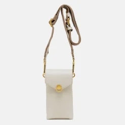 Marble White Leather Corallo Phone Bag>Caroline Gardner Hot