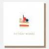 Mini Poms Cake Slice Birthday Card>Caroline Gardner Store
