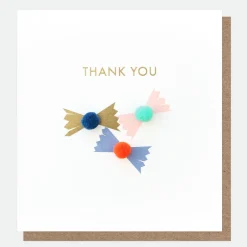 Mini Poms Sweeties Thank You Card>Caroline Gardner Shop