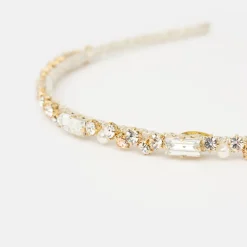 Mixed Crystal Headband>Caroline Gardner Clearance