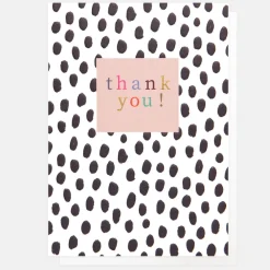 Mono Dots Thank You Card>Caroline Gardner Cheap