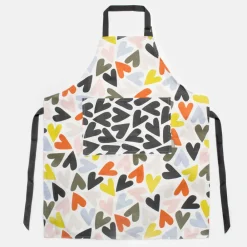 Multi Hearts Apron>Caroline Gardner New