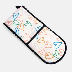 Multi Outline Hearts Double Oven Glove><noscript><img width=