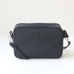 Navy Leather Camera Bag><noscript><img width=