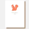 Nuts About You Squirrel Card>Caroline Gardner Shop