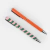 Orange & Pink/Green Wave Stripe Pen Set of 2>Caroline Gardner Flash Sale