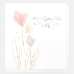 Our Thoughts Are With You Sympathy Card>Caroline Gardner Flash Sale