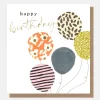 Patterned Balloons Happy Birthday Card>Caroline Gardner Store