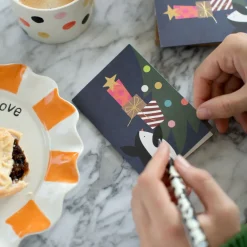 Penguin & Presents Small Christmas Card Pack of 10><noscript><img width=