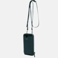 Petrol Blue Leather Dollaro Phone Bag><noscript><img width=