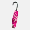 Pink & Cream Swirl Folding Umbrella>Caroline Gardner Shop