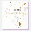 Pink & Gold Hearts Anniversary Card>Caroline Gardner Hot