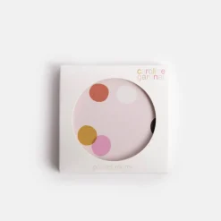 Pink Dotty Round Pocket Mirror><noscript><img width=
