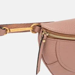 Pink Leather Brooke Crossbody Belt Bag><noscript><img width=