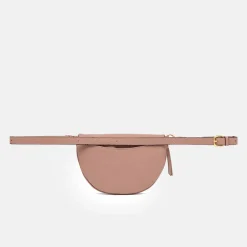 Pink Leather Brooke Crossbody Belt Bag><noscript><img width=