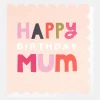 Pink Scallop Birthday Card For Mum>Caroline Gardner Outlet
