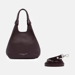 Plum Leather Dua Tote Bag><noscript><img width=
