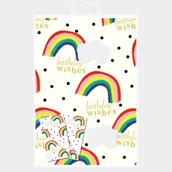 Rainbow Wrapping Paper and Tags Set of 2>Caroline Gardner Hot