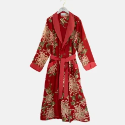 Red Chrysanthemum Dressing Gown>Caroline Gardner Cheap