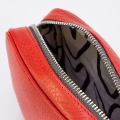 Red Quilted Mini Camera Bag><noscript><img width=