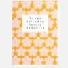 Retro Flowers Birthday Card For Daughter>Caroline Gardner Cheap