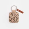 Rose Gold Hearts Tab Keyring>Caroline Gardner Outlet
