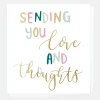 Sending Love & Thoughts Everyday Card>Caroline Gardner Store