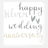 Silver Wedding Anniversary Card>Caroline Gardner Outlet