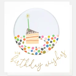 Slice Of Cake Birthday Wishes Card>Caroline Gardner Cheap