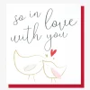 So In Love With You Birds Card>Caroline Gardner Store