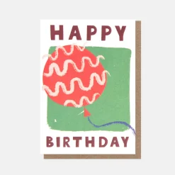 Squiggly Balloon Happy Birthday Card>Caroline Gardner Flash Sale