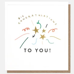 Stars And Confetti Congratulations Card>Caroline Gardner Cheap