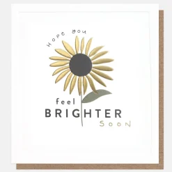 Sunflower Get Well Soon Card>Caroline Gardner Store