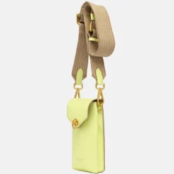 Sunny Yellow Leather Corallo Phone Bag><noscript><img width=