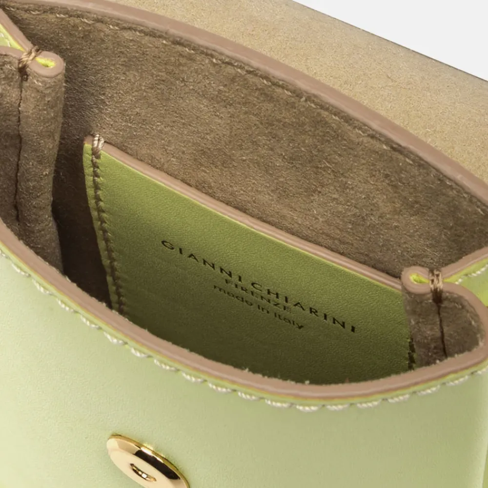 Sunny Yellow Leather Corallo Phone Bag>Caroline Gardner Clearance